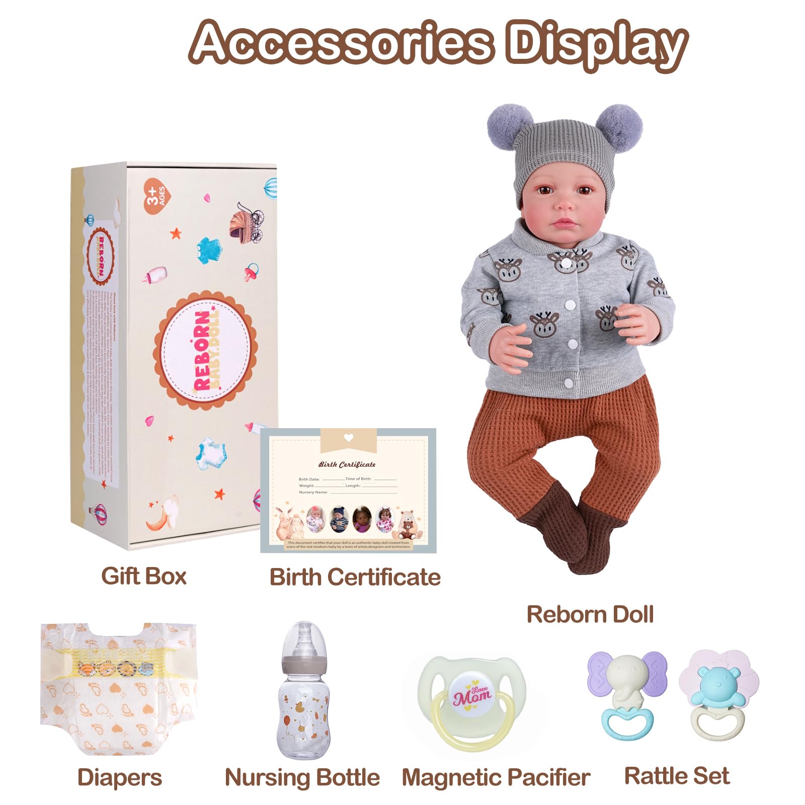 BABESIDE ideal for pretend play and early development skills