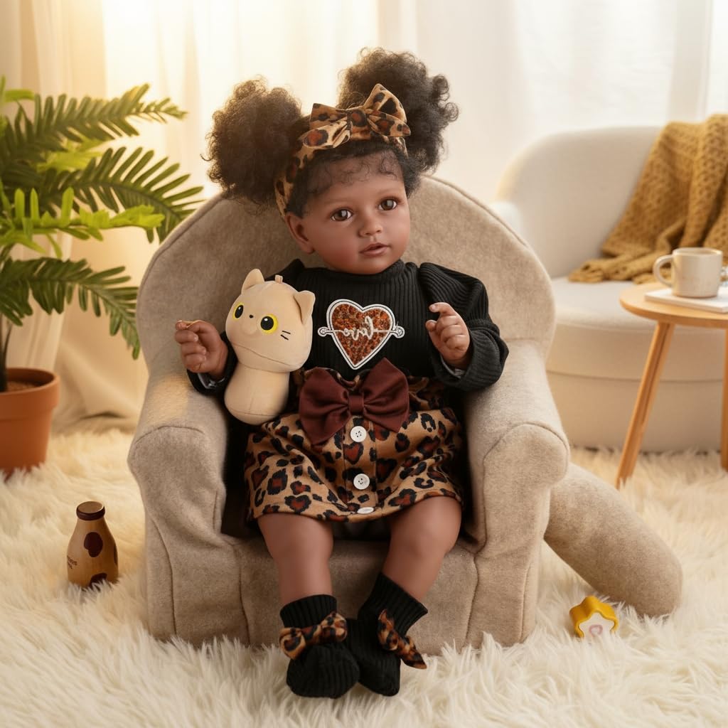 Babeside lifelike reborn doll face with soft expression for pretend play.