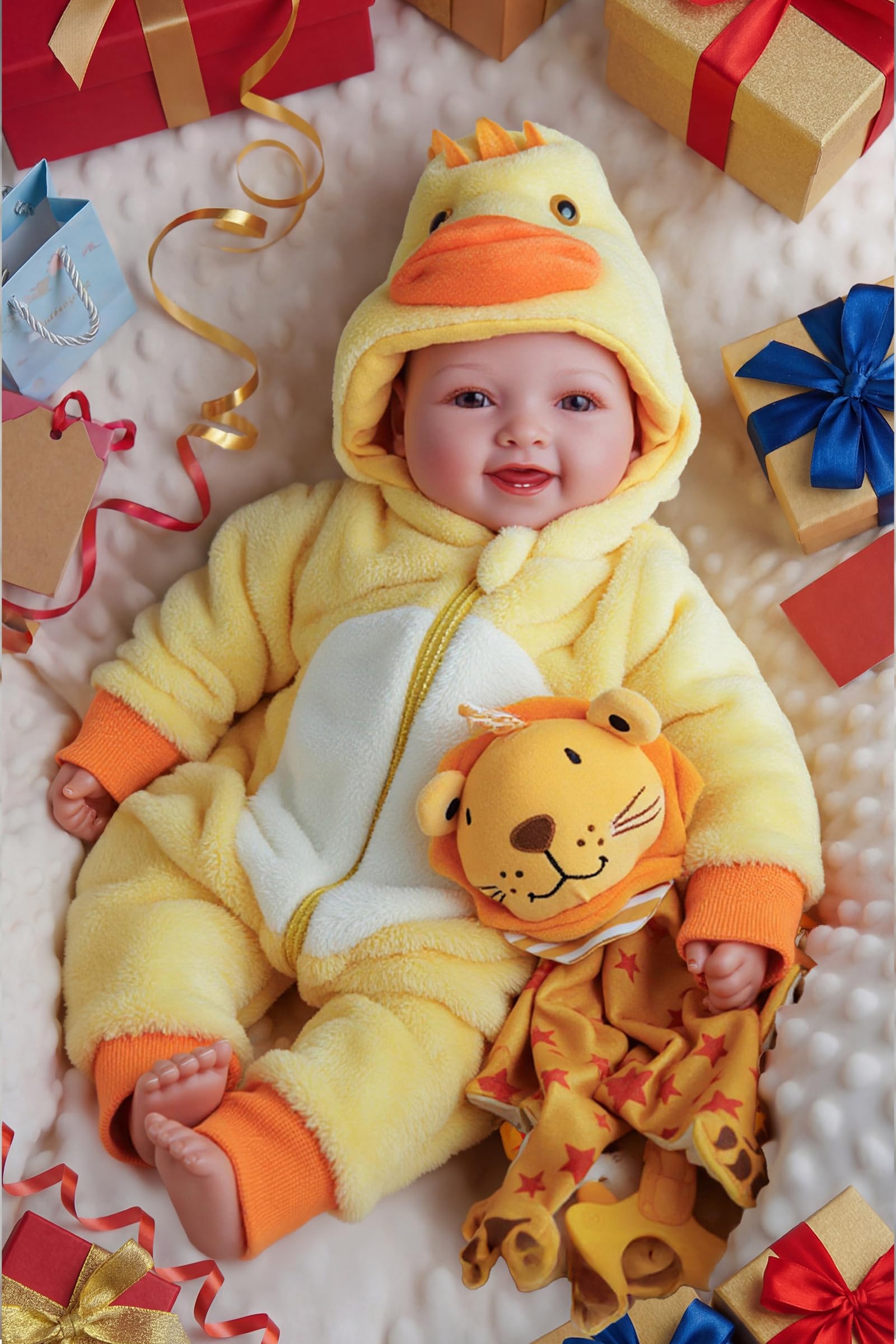 BABESIDE lightweight 15-inch doll offers cozy hugs and imaginative play.