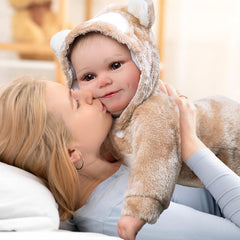 BABESIDE machine-washable fabric allows quick cleanup after play.