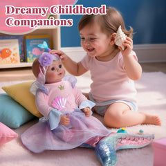 BABESIDE Mermaid Doll starfish hair accessory enhances magical sea character