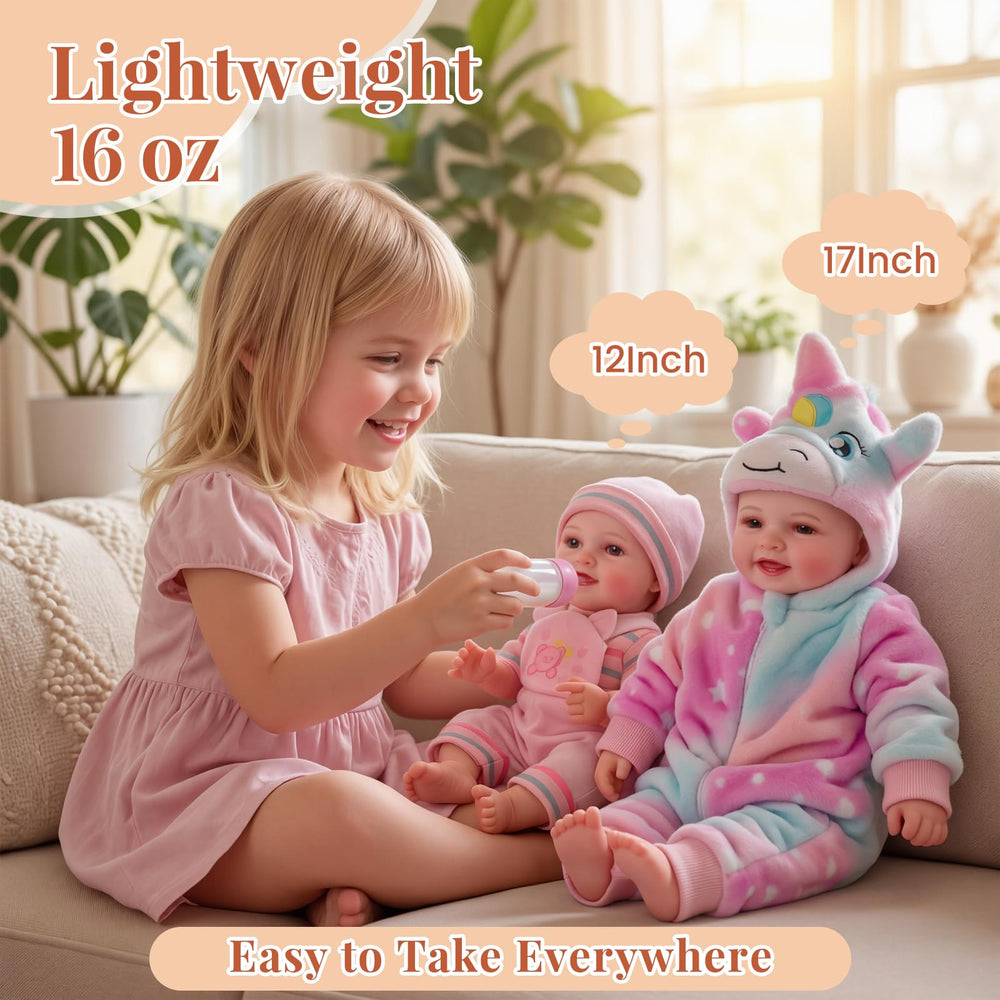 BABESIDE Mia rosy cheeks enhance cute playtime moments
