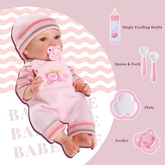 BABESIDE Mia spoon and fork set for mealtime pretend play