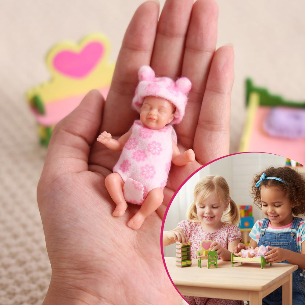 Babeside full set doll wearing clothes ready for immediate play.