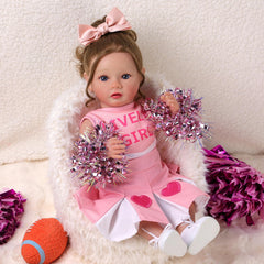 BABESIDE pink skirt for doll enhances cute play ensembles and easy pairing.