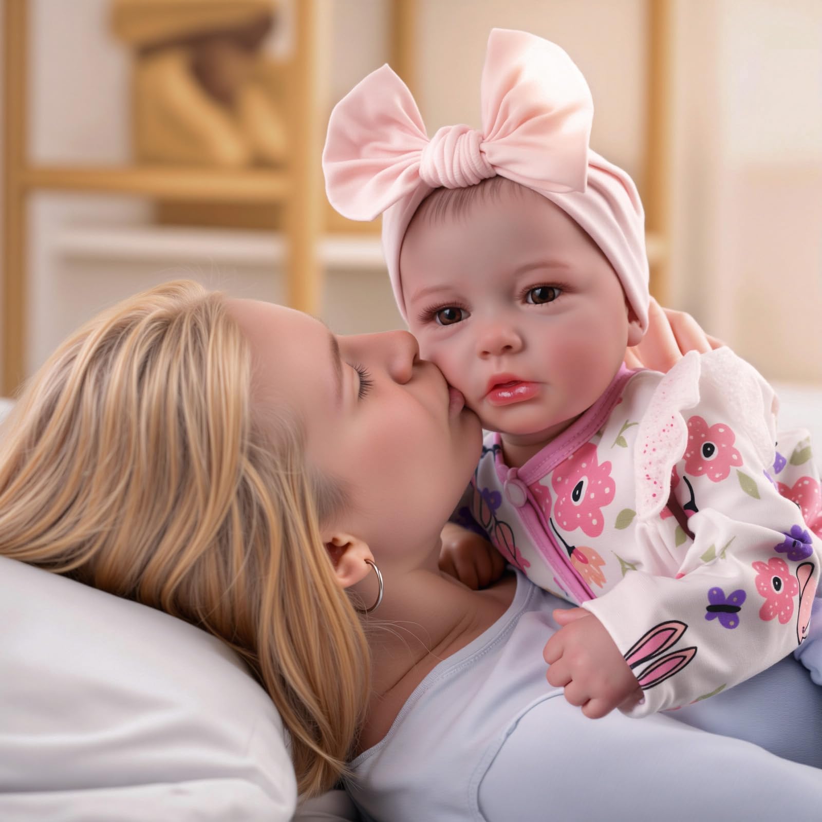 BABESIDE Reborn Baby Dolls 20-inch size fits little arms for easy cuddling