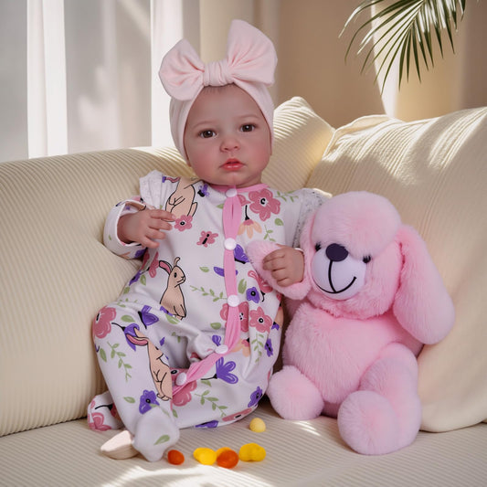 BABESIDE Reborn Baby Dolls hand-rooted eyelashes highlight realism for nurturing moments