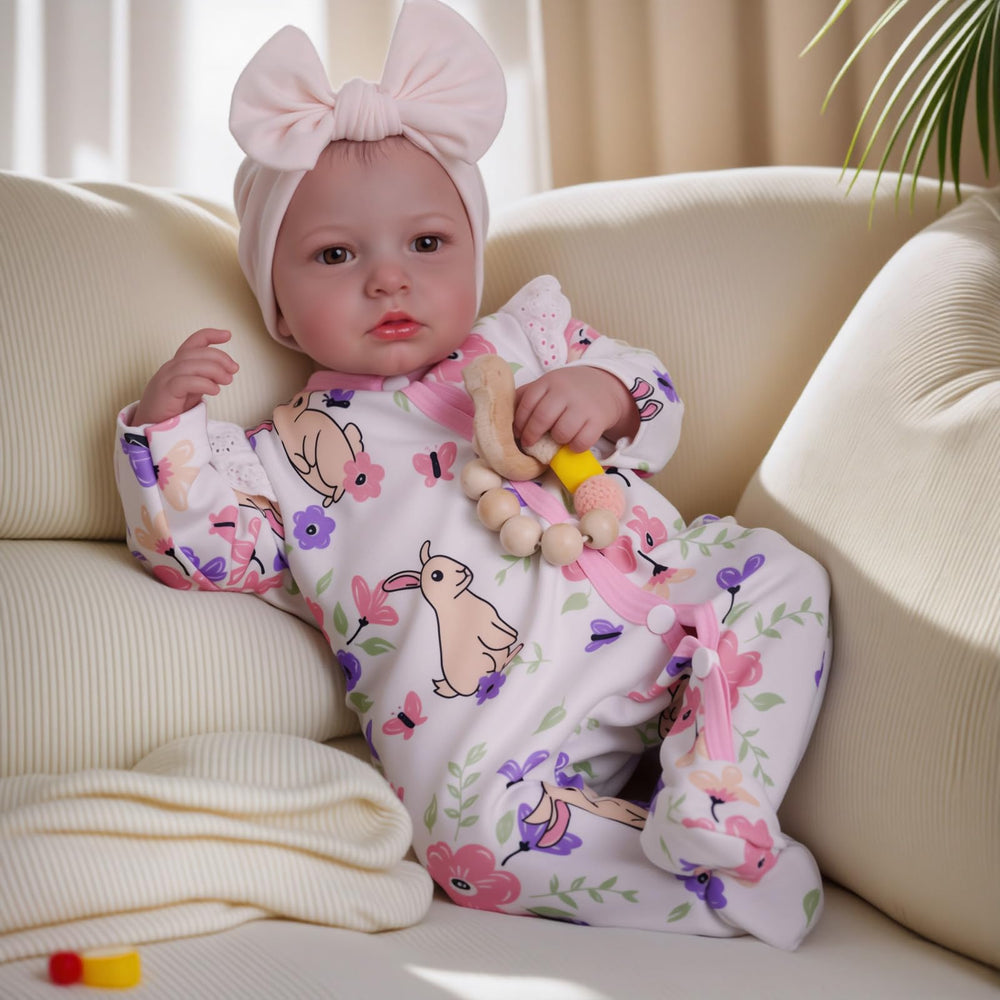 BABESIDE Reborn Baby Dolls twinkling eyes for engaging playtime