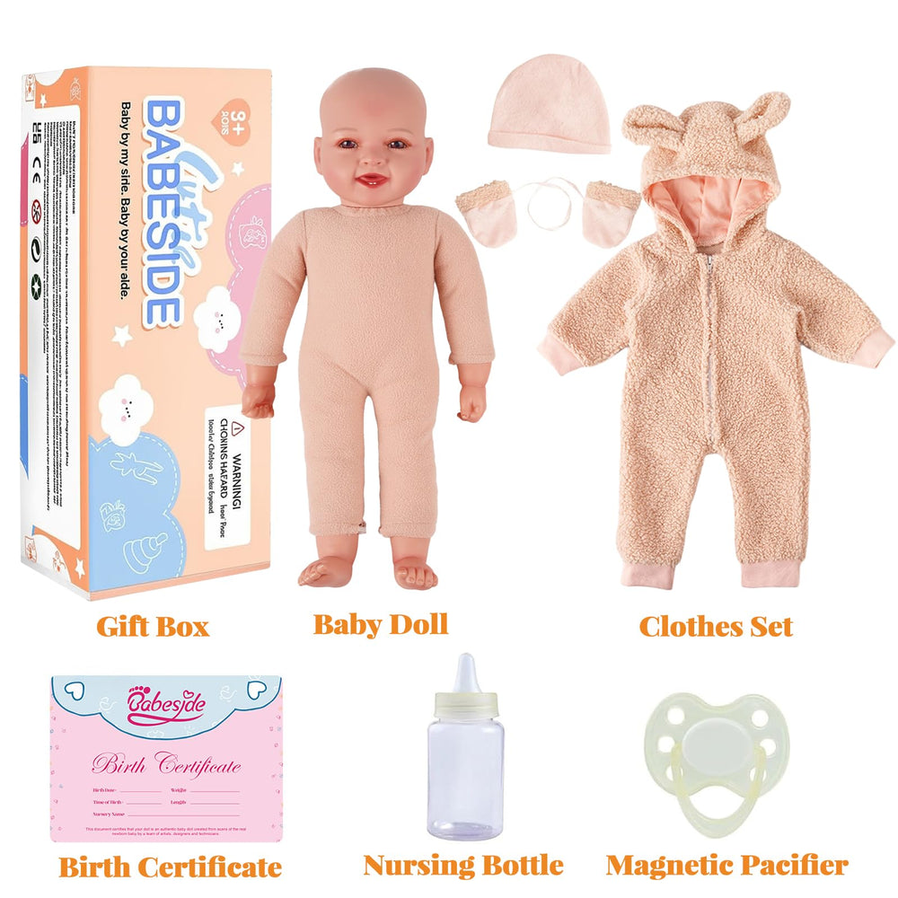 Babeside safe materials with soft fabrics and BPA-free plastic for everyday fun.
