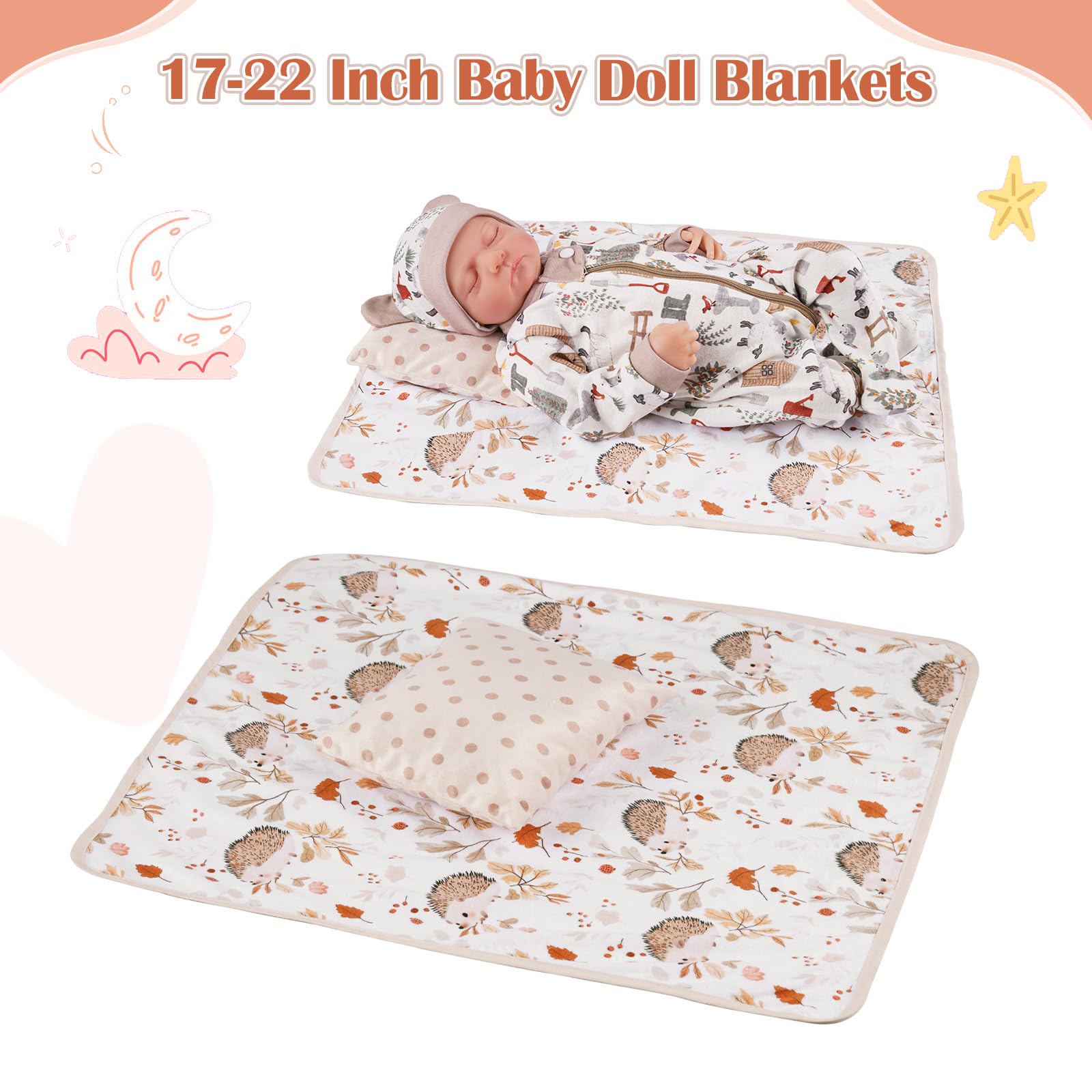 Babeside safe, soft fabrics ensure gentle play for dolls.