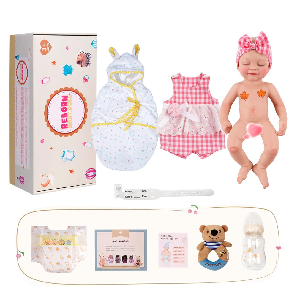 Handmade seam line on BABESIDE silicone doll head