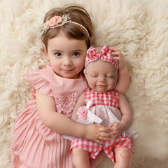Poseable limbs on BABESIDE silicone doll for natural holding poses