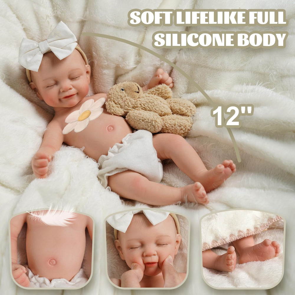 Babeside silicone reborn skin texture detail enhances realism and tactile play