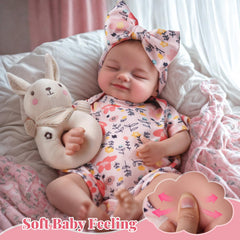 BABESIDE Skylar poseable body supports varied child-friendly positions.