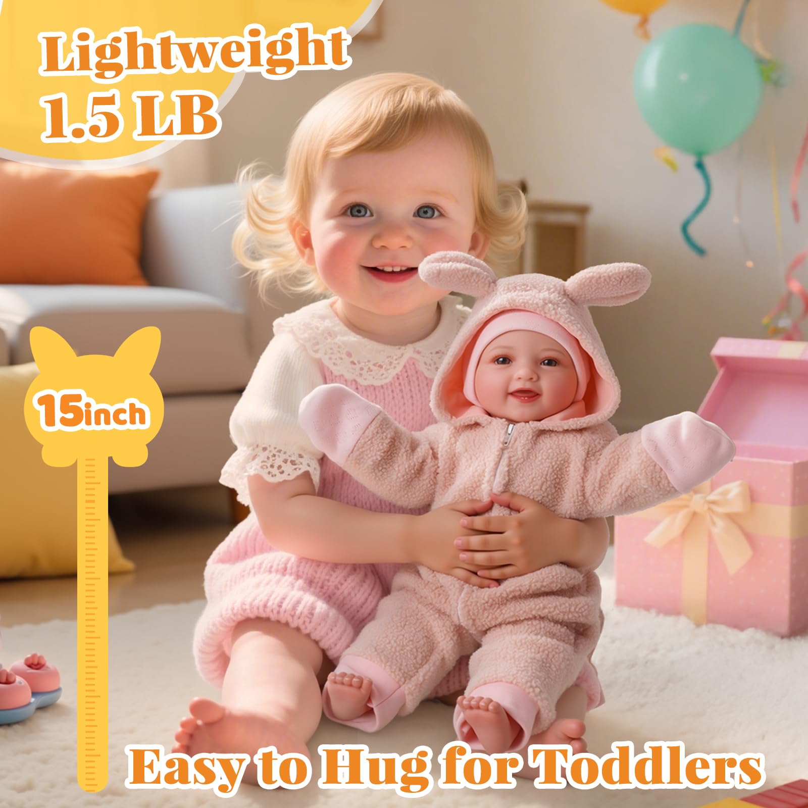 Babeside soft-body doll designed for easy hold and comforting hugs.