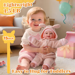 Babeside soft-body doll designed for easy hold and comforting hugs.