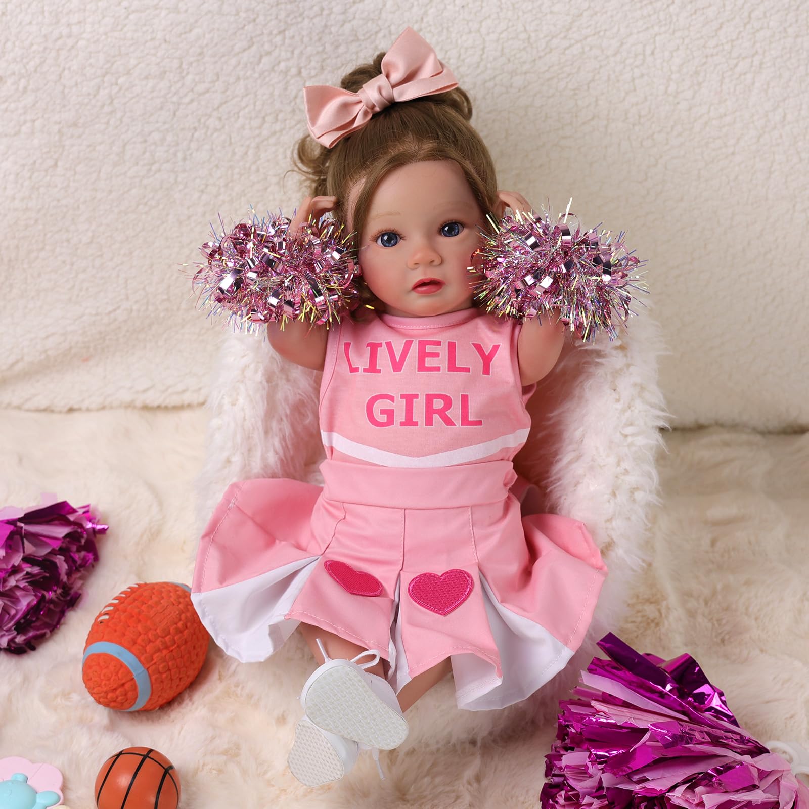 BABESIDE soft fabric details support safe, gentle dress-up sessions.