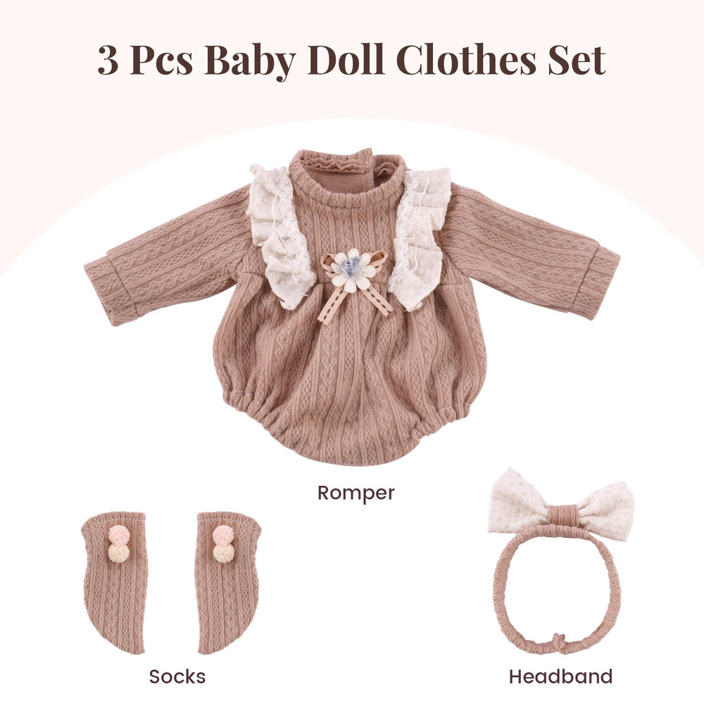 Babeside soft-knit doll socks offering comfy pretend play