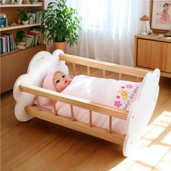 BABESIDE durable, machine-washable bedding for easy cleanup after play.