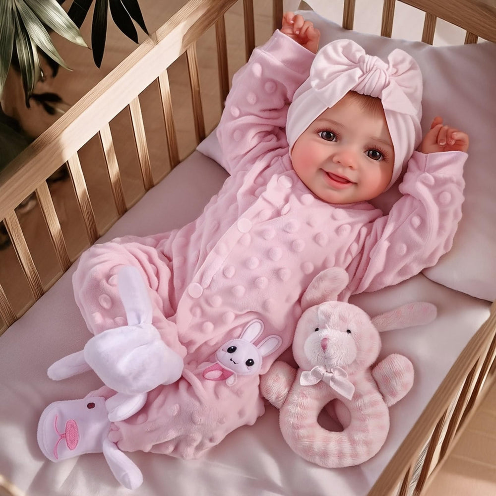 BABESIDE Sunny doll with smiling face for joyful imaginative play