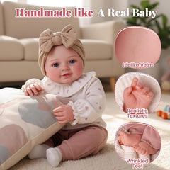 BABESIDE Tess poseable limbs support easy positioning during play