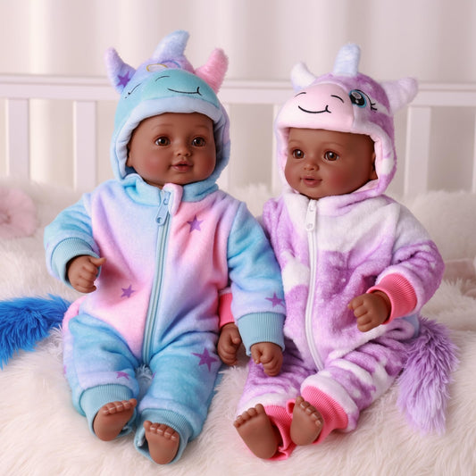 BABESIDE twin dolls with poseable limbs enable dynamic, interactive storytelling.