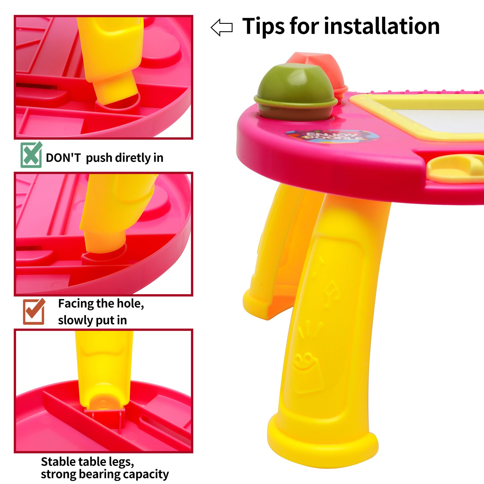 BABLOCVID drawing-table offers upright, angled, or flat positions for better posture.