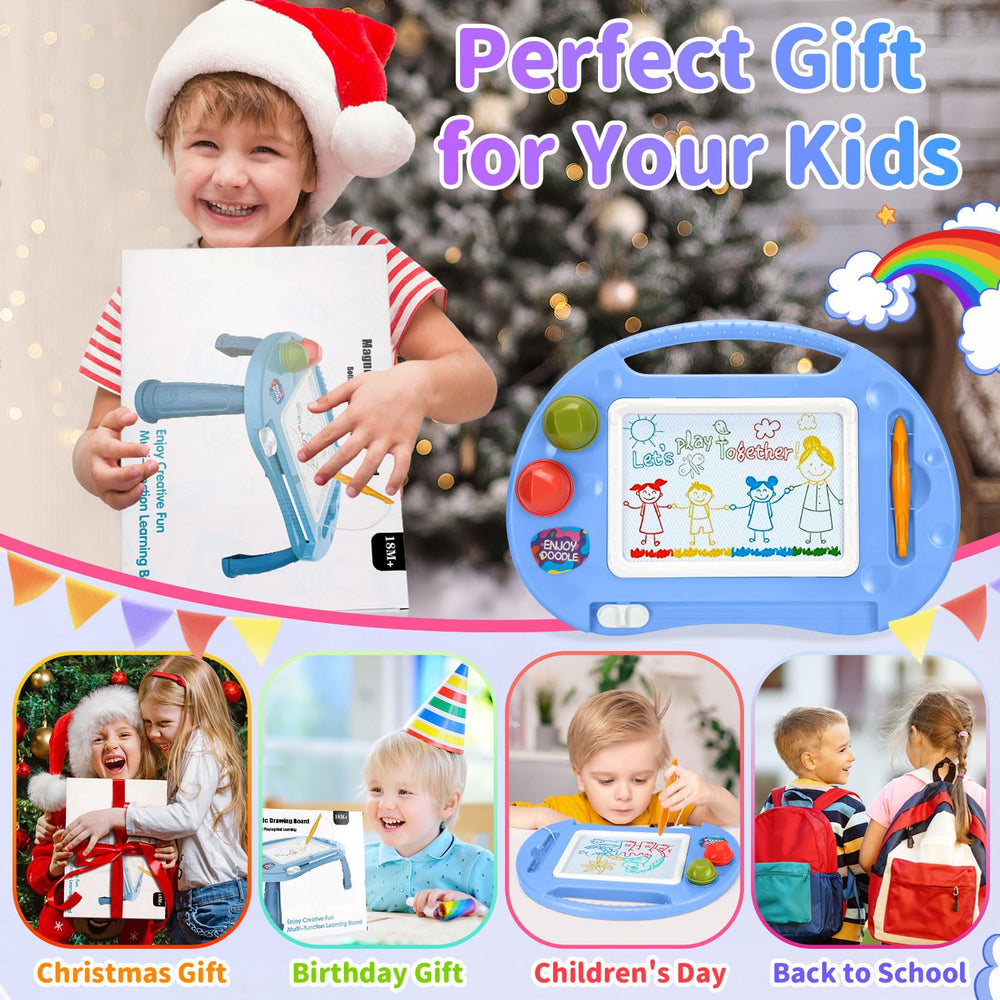 BABLOCVID erasable sketch board cleans easily for repeated drawing sessions.