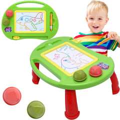 BABLOCVID magnetic drawing board with color zones supports early color recognition and creativity.