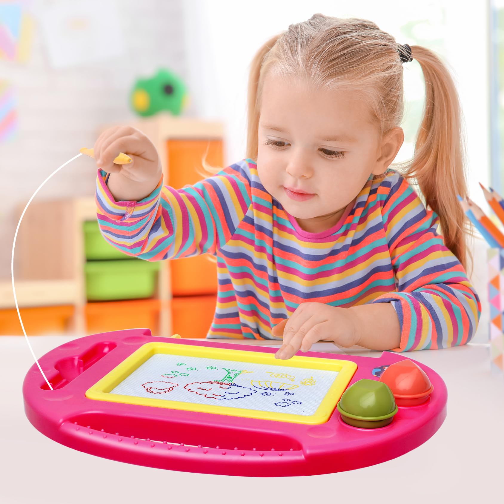 BABLOCVID portable learning toy ideal for indoor play and travel.