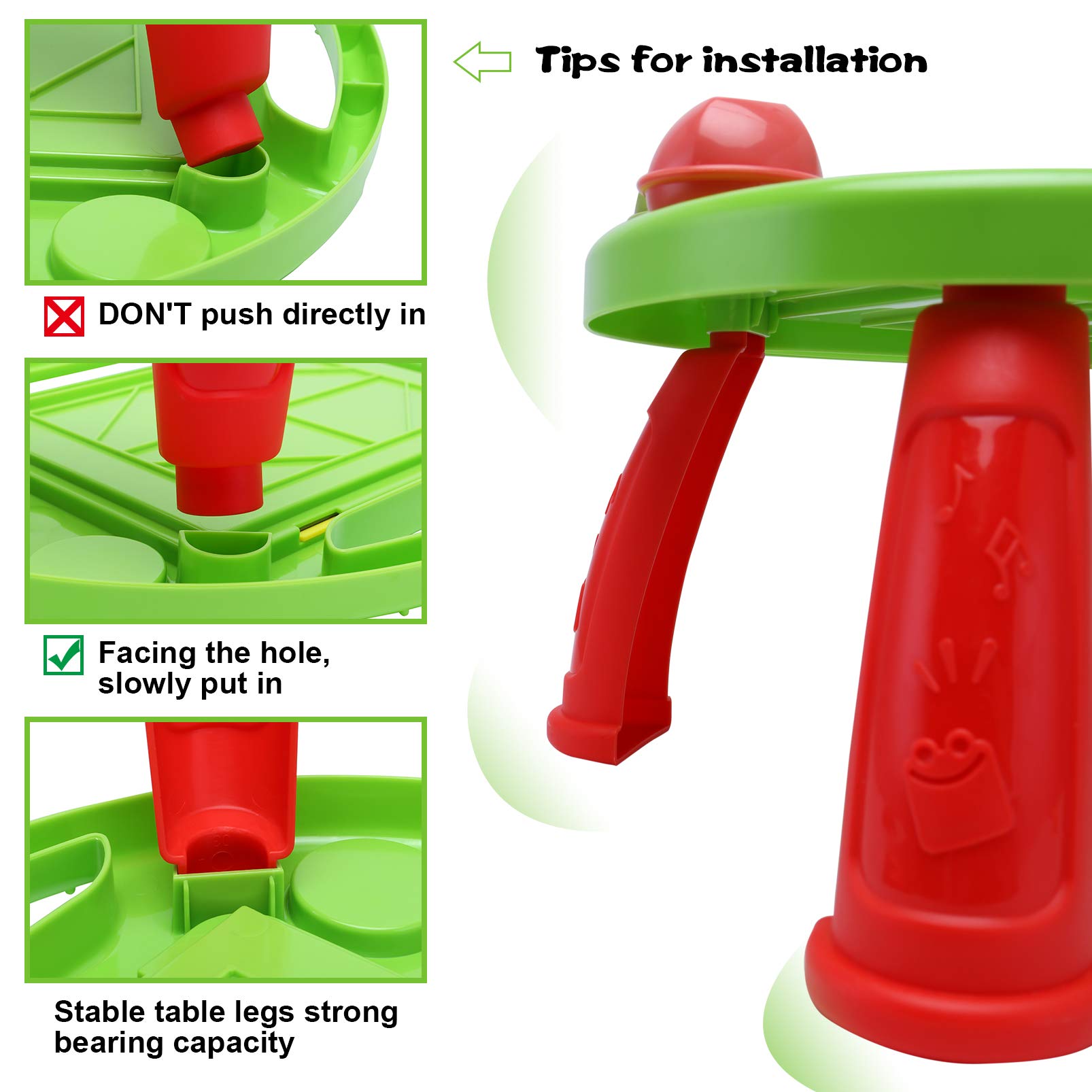BABLOCVID portable table with handle makes on-the-go art easy.