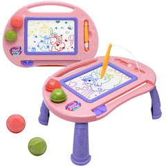 BABLOCVID magnetic doodle board with four color zones for color learning.