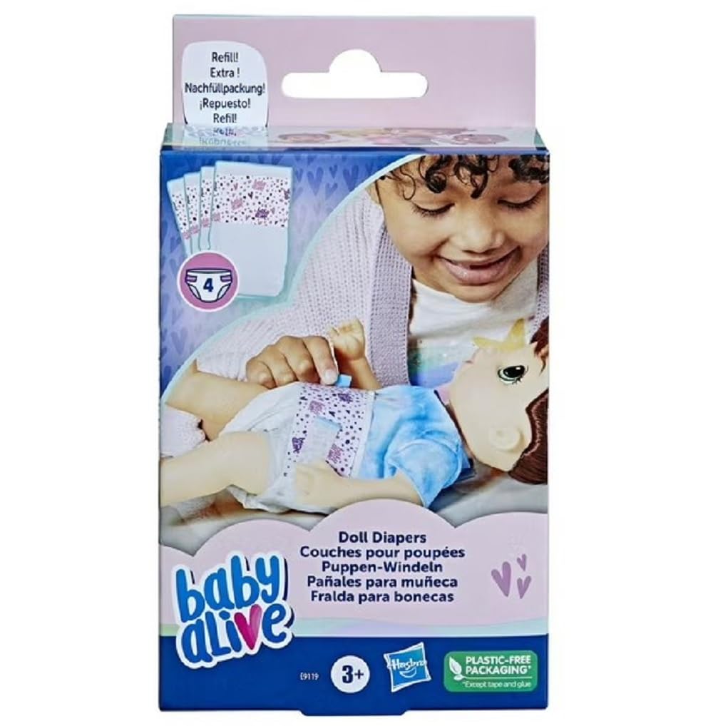 Baby Alive BA Doll Diapers closeup shows soft textures for realistic dressing