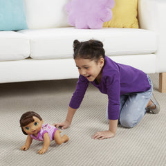 Baby Alive Go Bye Bye Brunette carrier supports convenient on-the-go adventures