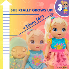 Baby Alive Baby Grows Up Happy skirt and shoes expand dress-up options.