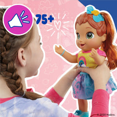 Baby Alive Baby Grows Up Happy hair grows longer for styling fun.