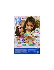 Fruit basket keeps Baby Alive Fruity Sips accessories organized during play.