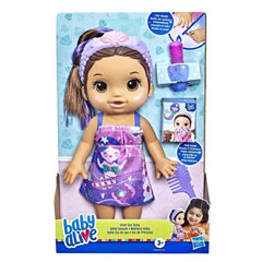 Baby Alive Glam Spa Mermaid Towel Wrap for cozy spa play.