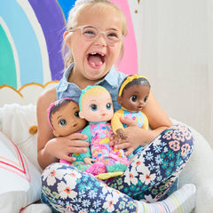 Fully machine washable Baby Alive Soft ’n Cute doll for easy cleaning