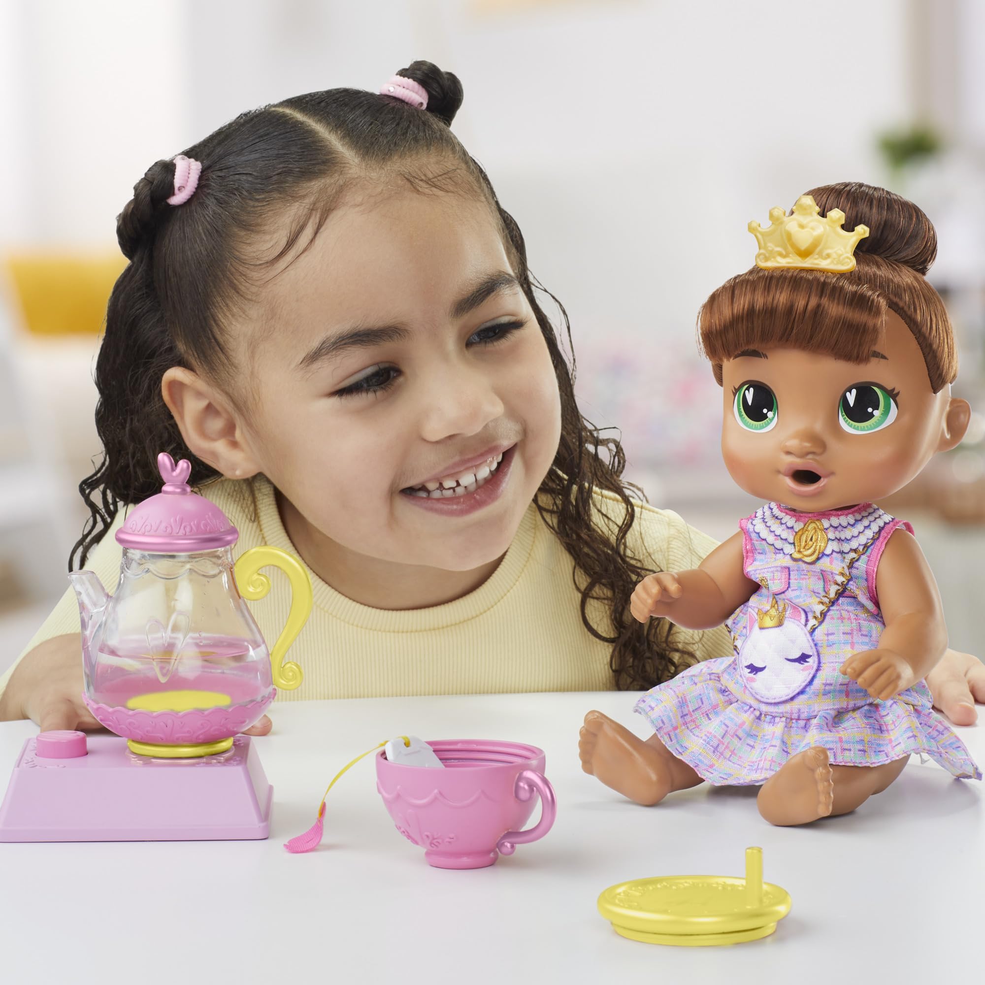 11 inch Baby Alive Sophia Sparkle doll with poseable arms and legs