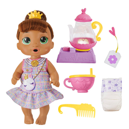 Baby Alive Sophia Sparkle tea pot bubbling for pretend tea party