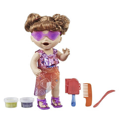 Baby Alive Sunshine Snacks doll with ice pop mold ready for pretend treats and playtime fun