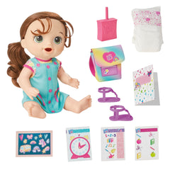 Baby Alive Time for School backpack ready for pretend play adventures