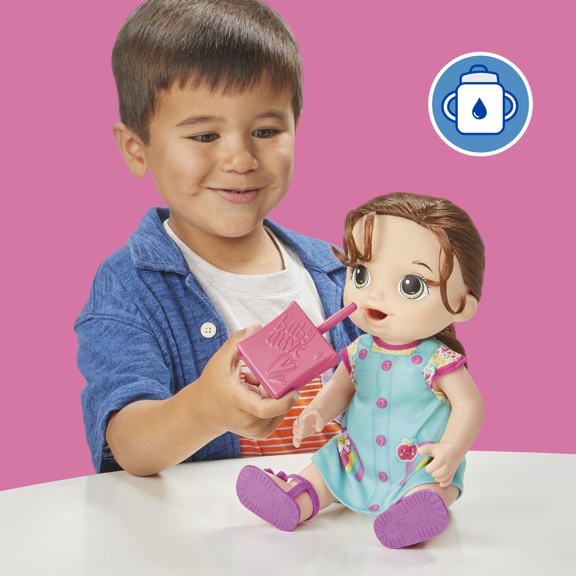 Baby Alive Time for School diaper and care routine for nurturing play