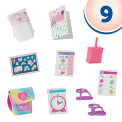 Baby Alive Time for School worksheets and stickers foster creative pretend lessons