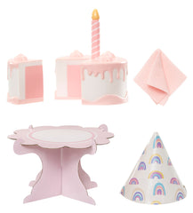 Baby Born Ava includes cake, dress, and accessories for party play