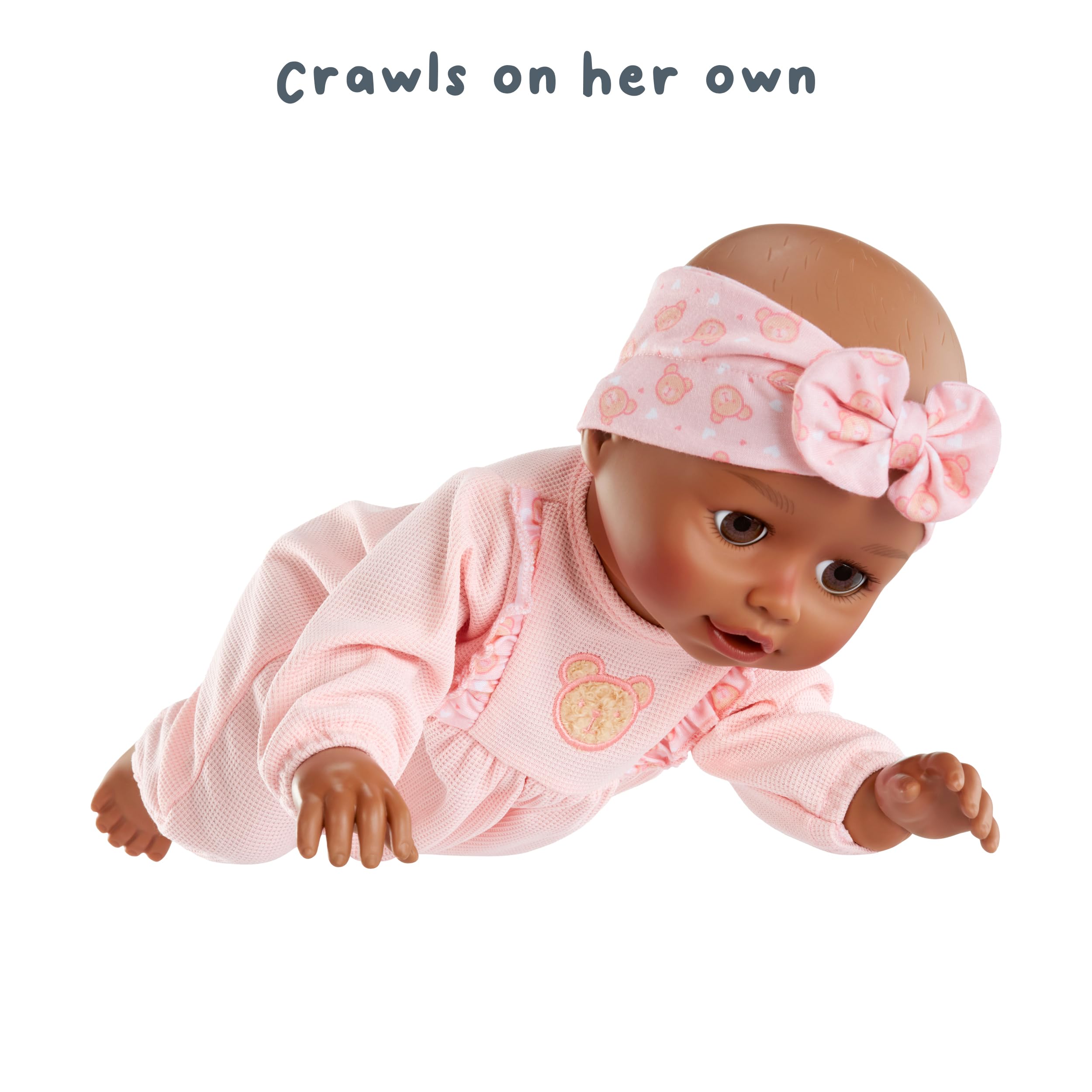 BABY born Harper sits and kicks, bringing action to pretend play