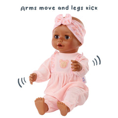 BABY born Harper yawns and sleeps when rocked gently