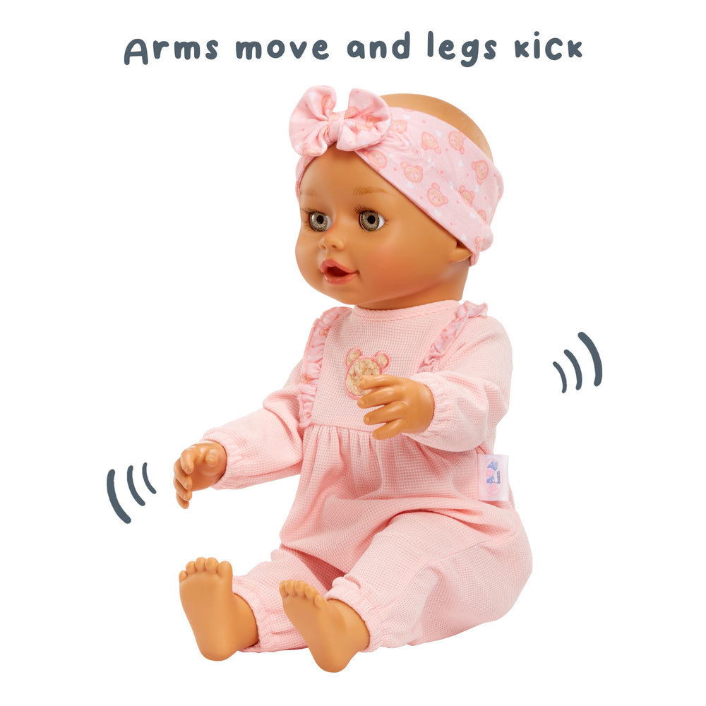 Baby Born Learn to Walk Olivia giggles and makes baby sounds