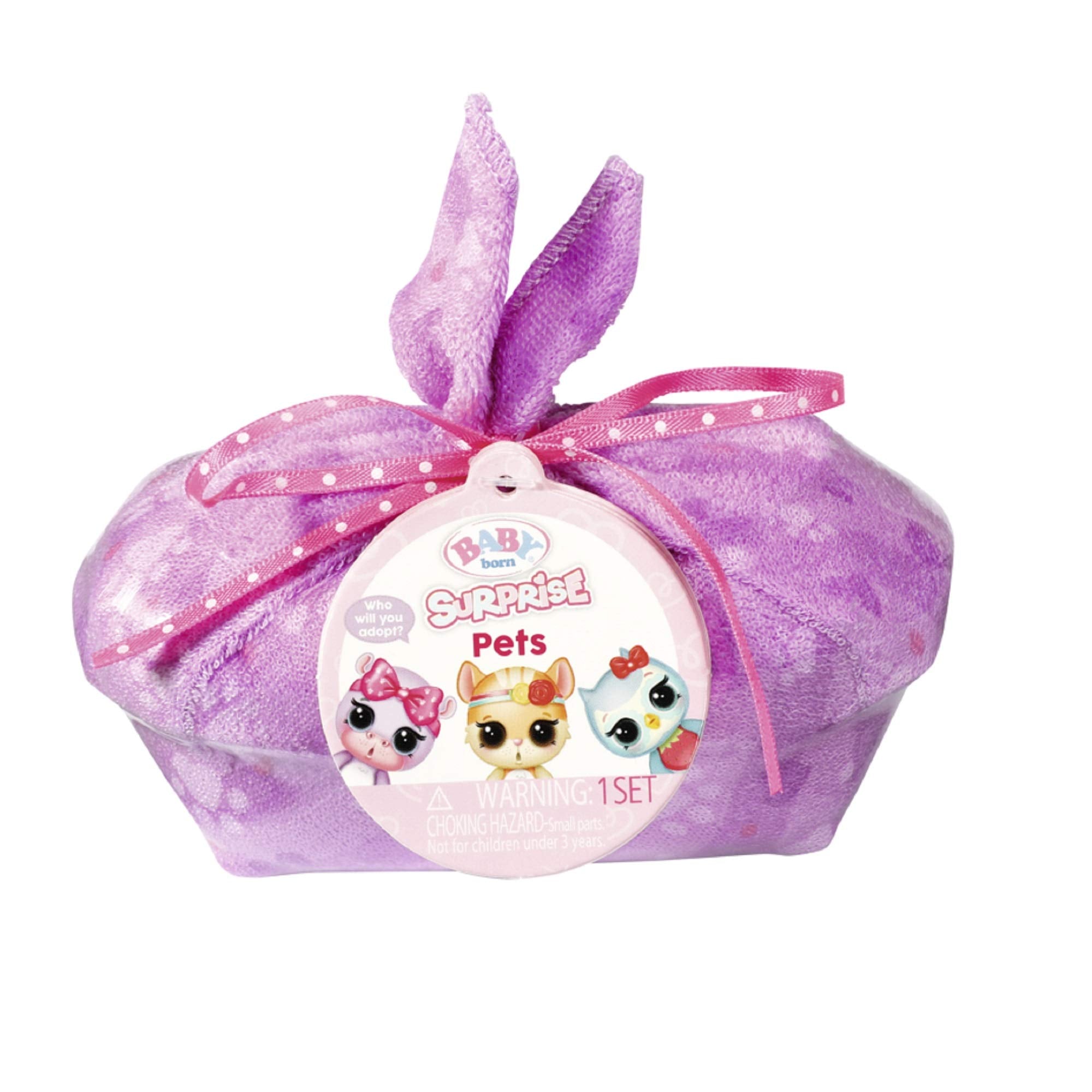 Baby Born Surprise Pets Series 2 unwrapping surprises reveals a sleepy-eyed pet.